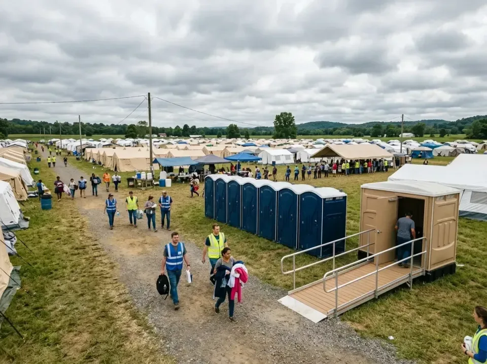 disaster-relief-camp-restrooms-010 — frequently asked questions, Dumpster & Portable Bathrooms Rental in Minersville, PA